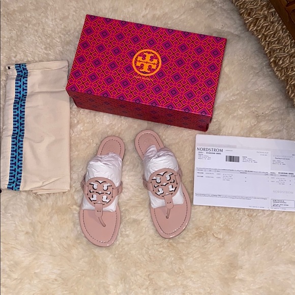 Tory Burch Shoes - Tory Burch Miller Sandals in Pink 💗💗💗